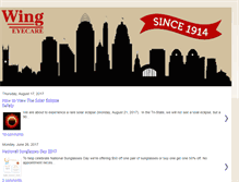 Tablet Screenshot of blog.wingeyecare.com